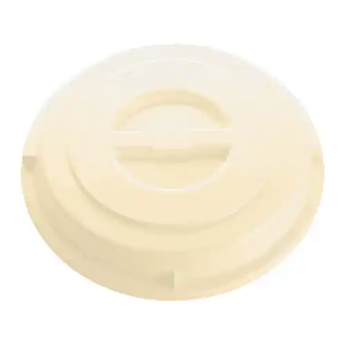 Bestpreis Eurodeckel rund PP weiß Ø 250 mm H 44 mm passend für Teller Ø 240 mm